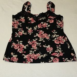 White House Black Market floral tank top